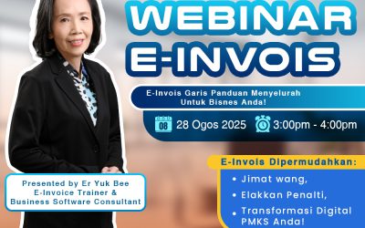 Jom sertai webinar PERCUMA kami mengenai E-Invois – Ogos 2025
